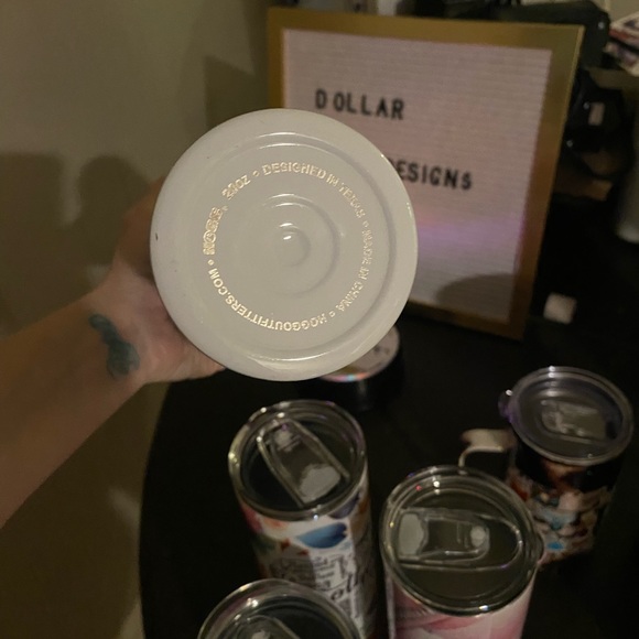 NWT Blue w/pearls& .925 necklace design 20 oz Tumbler look … - Picture 6 of 12